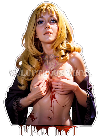 Ingrid Pit: Countess Dracula ~ Deluxe Die Cut, Vinyl Sticker