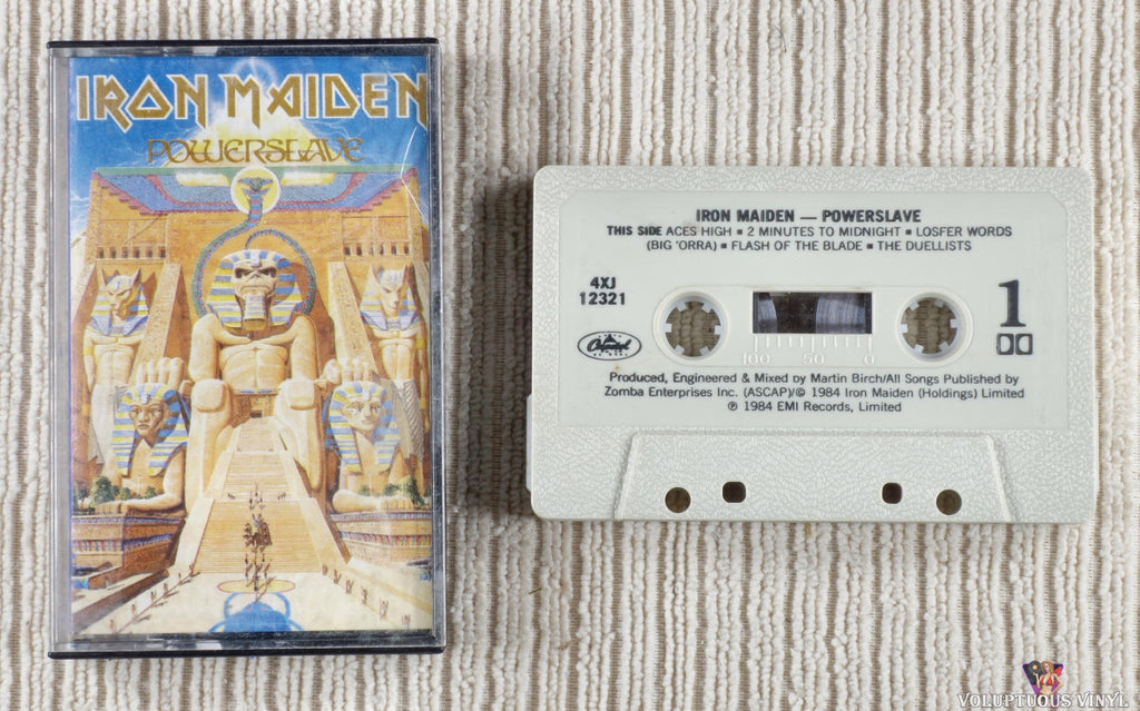 Iron Maiden – Powerslave cassette tape