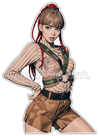 K-Stick: LaLisa Money Ver. A ~ Deluxe Die Cut, Vinyl Sticker