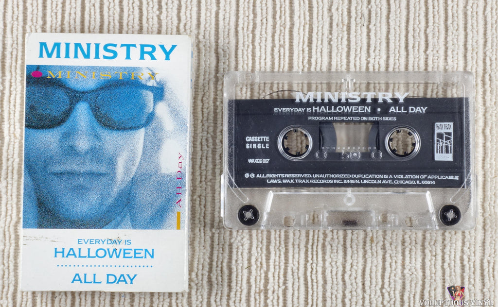 Ministry – (Everyday Is) Halloween / All Day cassette tape