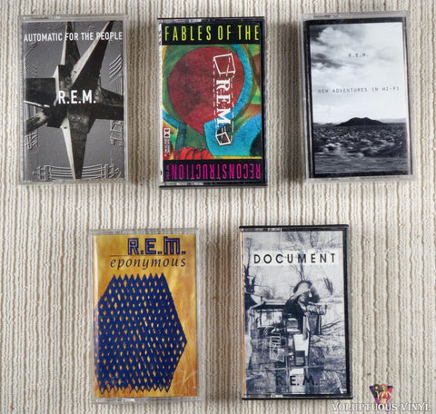 R.E.M. Cassette Tape Bundle Lot front