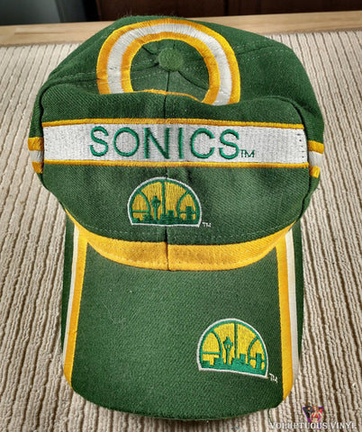 Seattle Supersonics 1990's Officially Licensed NBA Basketball Snap Back Cap front