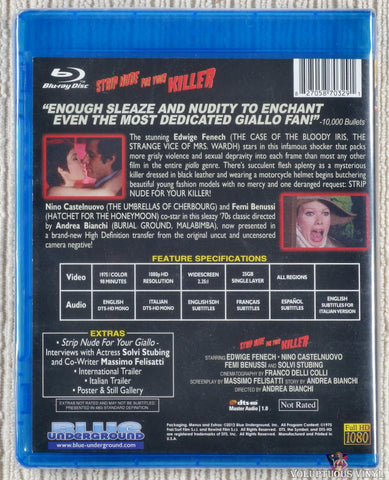 Strip Nude For Your Killer (1975) Blu-ray