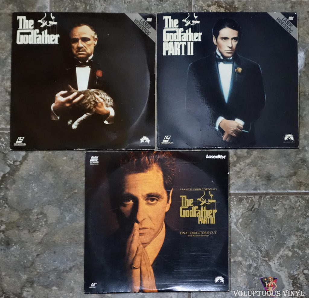 The Godfather Trilogy LaserDisc bundle lot