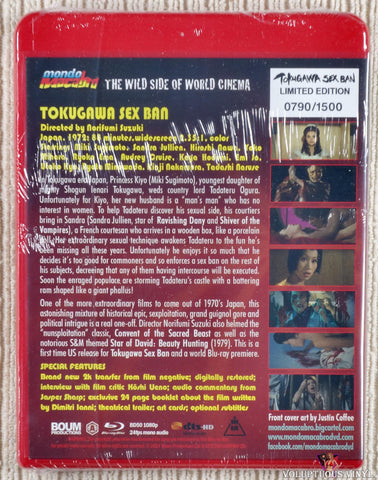 Tokugawa Sex Ban (1972) Blu-ray back cover