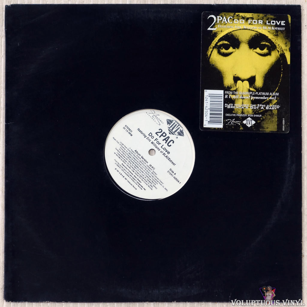 2Pac Featuring Eric Williams Of Blackstreet – Do For Love vinyl record front cover