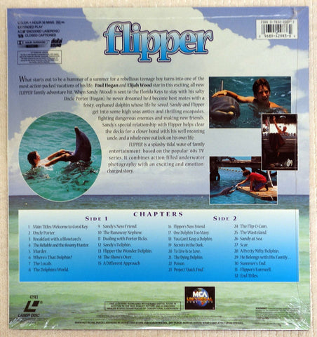 Flipper - Laserdisc - Back Cover