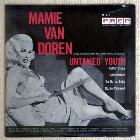 Mamie Van Doren – Untamed Youth (2014) 7" EP, Mono, Pink Vinyl, SEALED