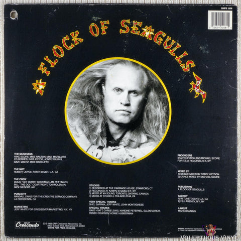 A Flock Of Seagulls – Magic vinyl record back cover