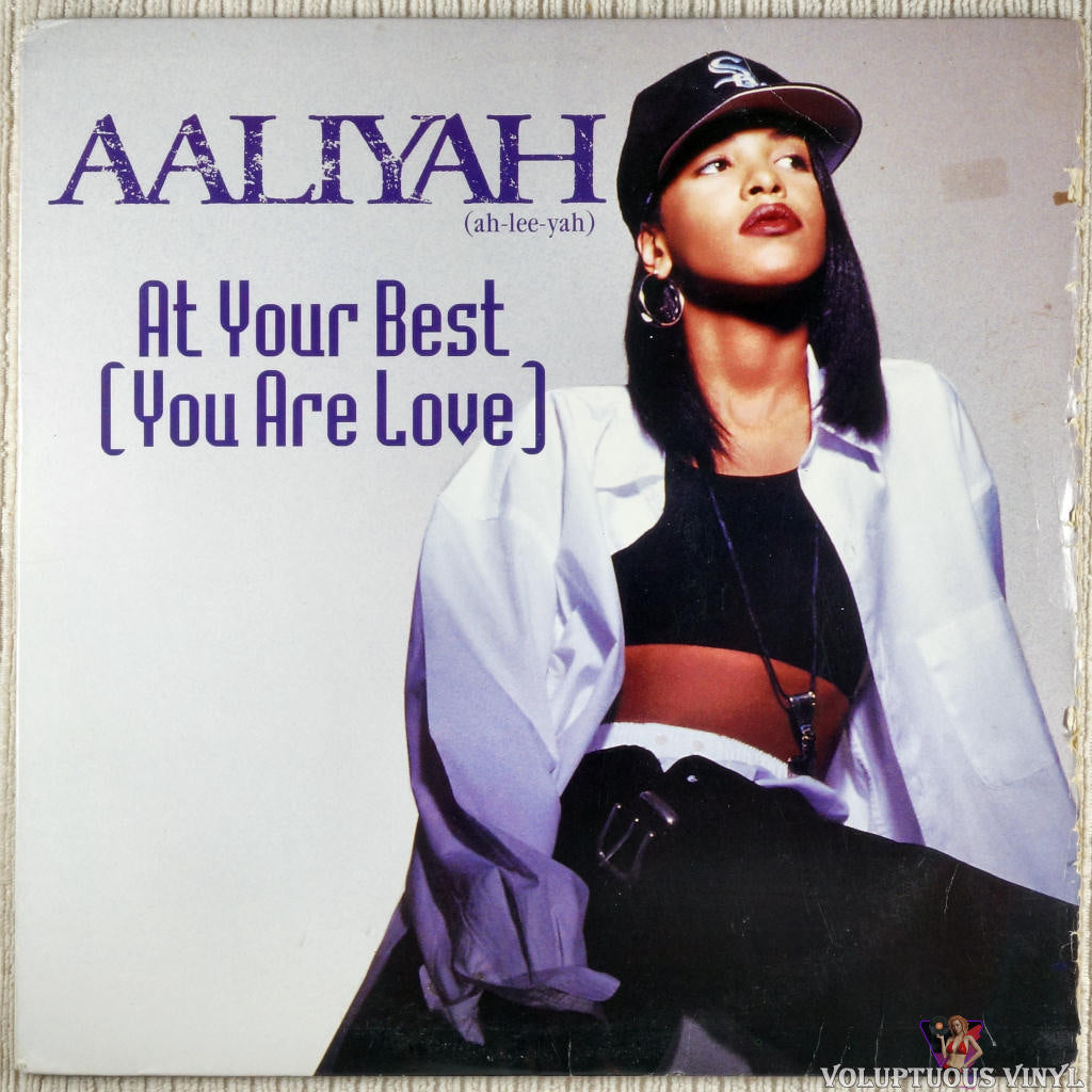 Aaliyah – At Your Best (You Are Love) vinyl record front cover