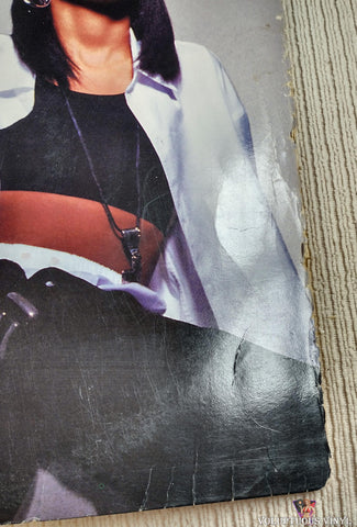 Aaliyah – At Your Best (You Are Love) vinyl record front cover bottom right corner section