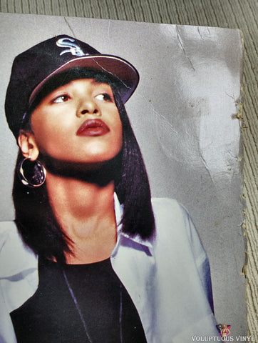 Aaliyah – At Your Best (You Are Love) vinyl record front cover top right corner section