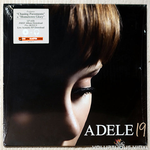 Adele ‎– 19 - Vinyl Record - Front Cover