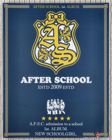 After School ‎– 1st Album: New Schoolgirl CD front cover