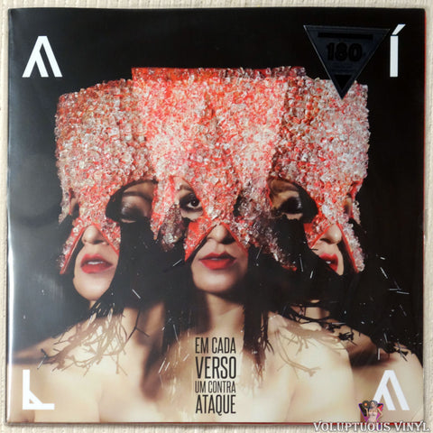 Aíla ‎– Em Cada Verso Um Contra Ataque vinyl record front cover