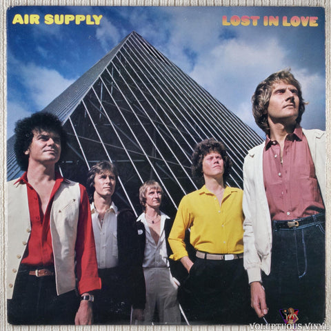 Air Supply – Lost In Love vinyl record front cover