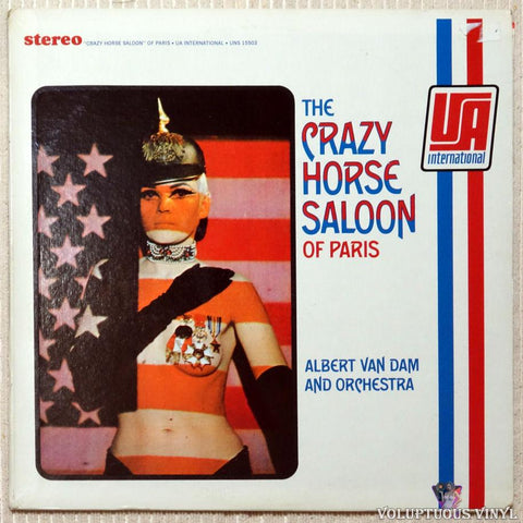 Albert Van Dam And Orchestra ‎– The Crazy Horse Saloon Of Paris vinyl record front cover