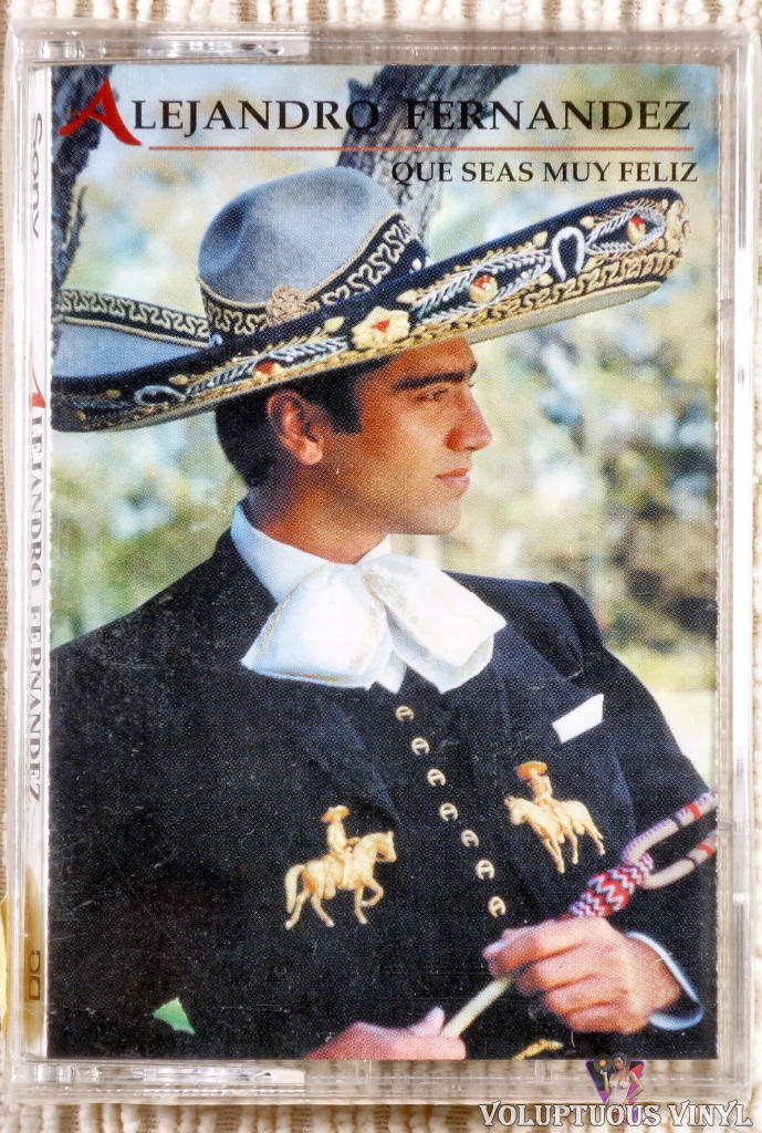 Alejandro Fernández – Que Seas Muy Feliz cassette tape front cover