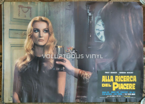 Amuck original film poster featuring Barbara Bouchet 