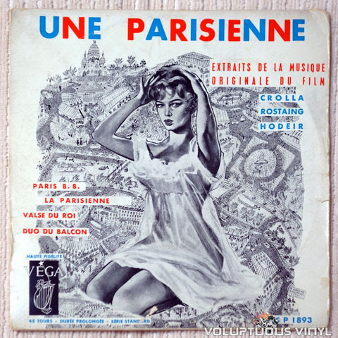 André Hodeir, Henri Crolla, Hubert Rostaing – Une Parisienne vinyl record front cover