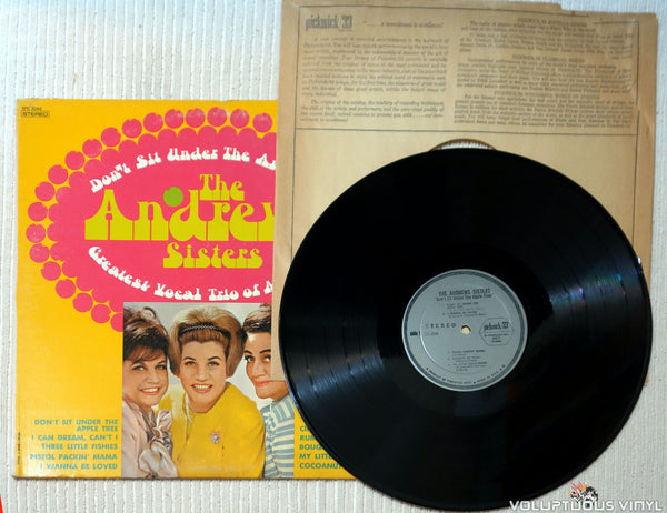 The Andrews Sisters Dont Sit Under The Apple Tree Vinyl Lp Compilation Voluptuous 3676