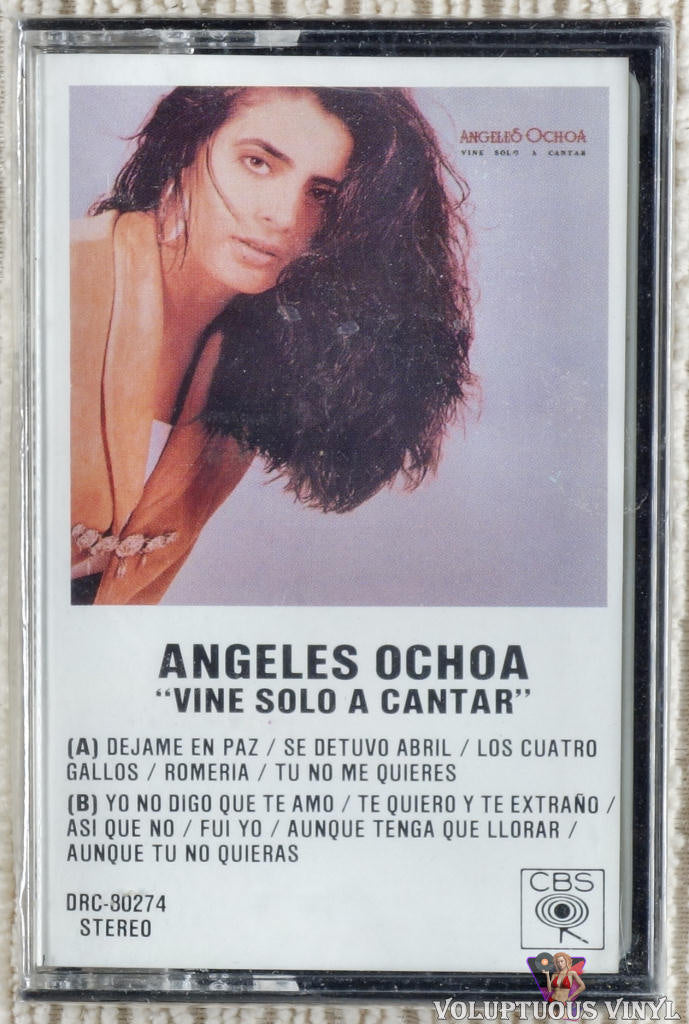 Angeles Ochoa – Vine Solo A Cantar cassette tape front cover