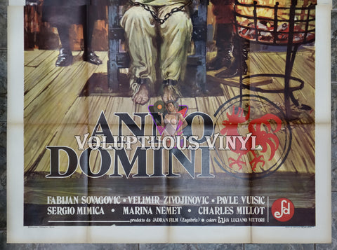 Anno Domini 1573 (1975) - Italian 4F - 16th Century Torture film poster bottom half