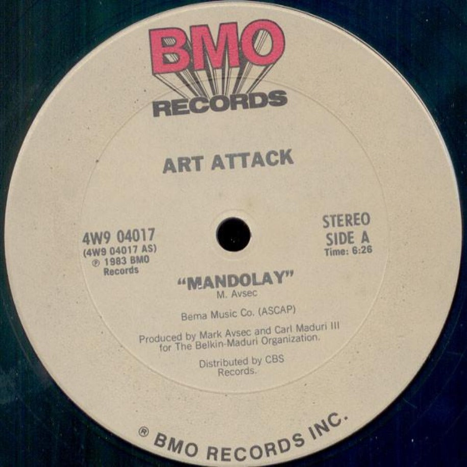 Art Attack – Mandolay vinyl record Side A