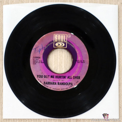 Barbara Randolph ‎– I Got A Feeling vinyl record Side B