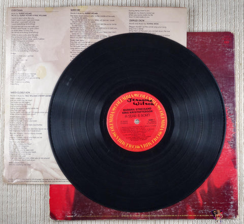 Barbra Streisand, Kris Kristofferson – A Star Is Born vinyl record