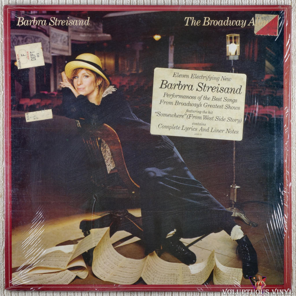Barbra Streisand – The Broadway Album vinyl record front cover