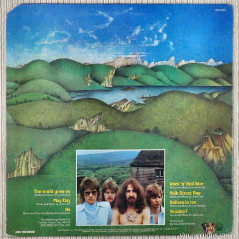 Barclay James Harvest – Octoberon vinyl record back cover