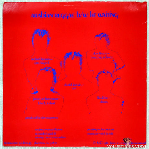 Beat-E-O's – Arabian Reggae vinyl record back cover