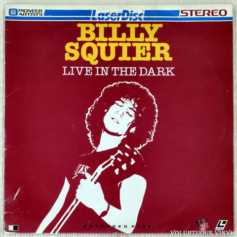 Billy Squier: Live In The Dark LaserDisc front cover