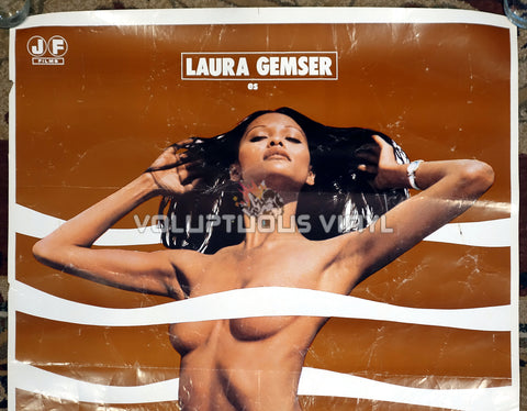 Black Emanuelle [Emanuelle negra] (1978) - Spanish 1-Sheet - Laura Gemser Nude Poster - Top Half