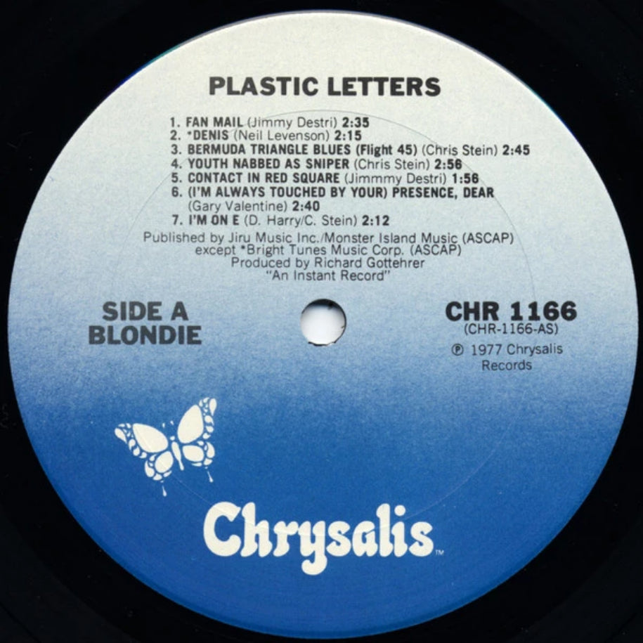 Blondie ‎– Plastic Letters vinyl record