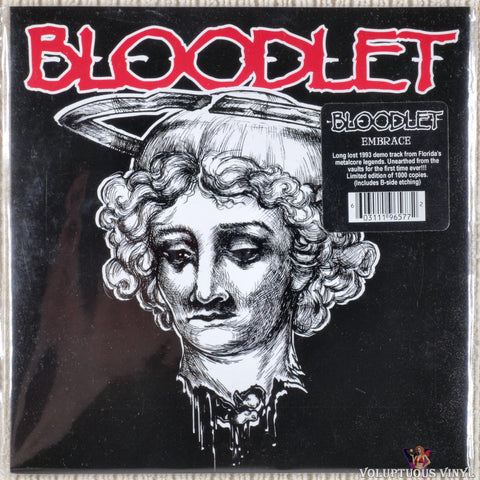 Bloodlet – Embrace (2014) 7' Single, Blue Vinyl, Limited Edition, Numbered
