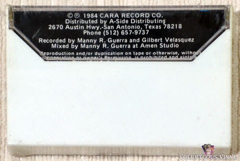 Bobby Naranjo Y Direccion – Te Voy A Dar Mi Corazon cassette tape back cover