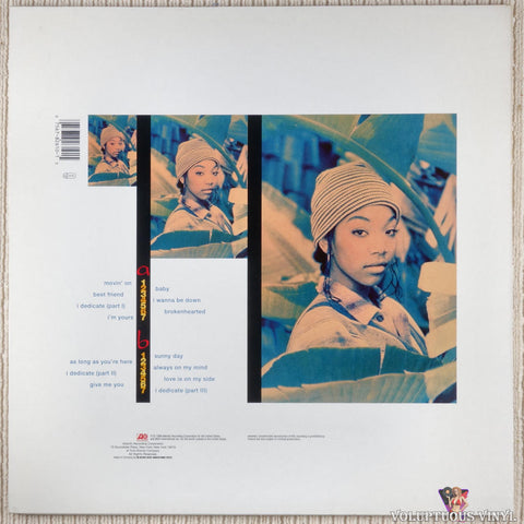 Brandy – Brandy vinyl record back cover