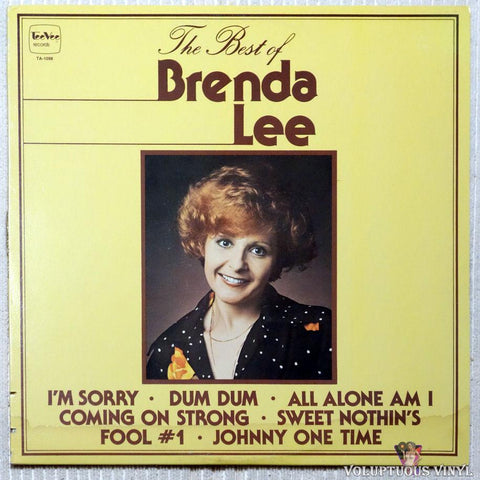 Brenda Lee – The Best Of Brenda Lee vinyl record front cover