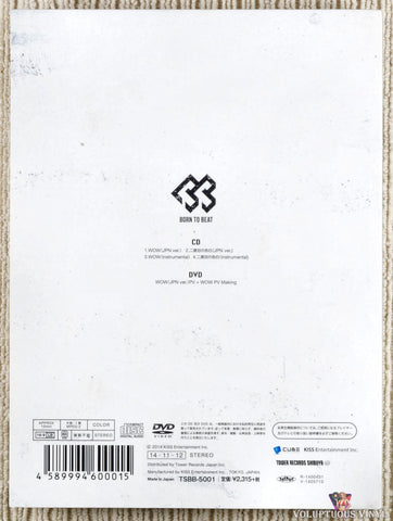 BTOB – Wow CD back cover