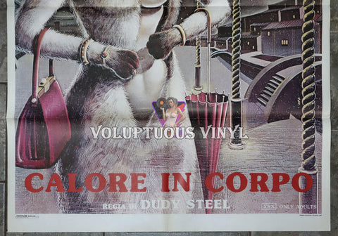 Calore In Corpo (1985) - Italian 2F - Sexy Cat Girl Costume film poster bottom half