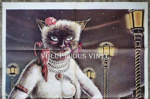 Calore In Corpo (1985) - Italian 2F - Sexy Cat Girl Costume film poster top half