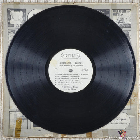 Carlos Campos Y Su Orquesta – Quieres Mas...Danzon vinyl record
