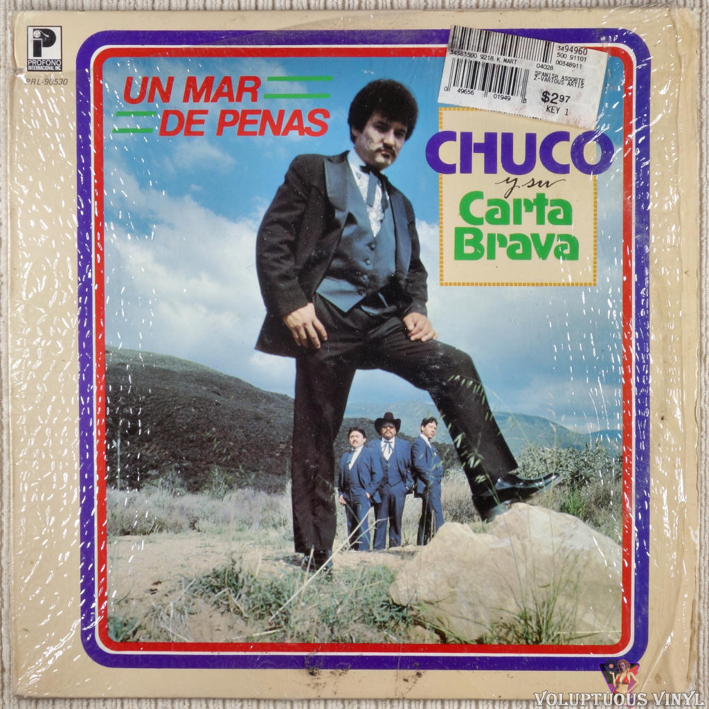 Chuco Y Su Carta Brava – Un Mar De Penas vinyl record front cover