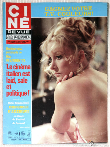 Cine Revue Tele Programmes - Issue 20 May 15, 1980 - Barbara Bouchet Cover