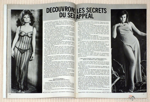 Cine Revue Sophia Loren and Raquel Welch