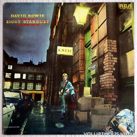 David Bowie – The Rise And Fall Of Ziggy Stardust And The Spiders From Mars vinyl record front cover