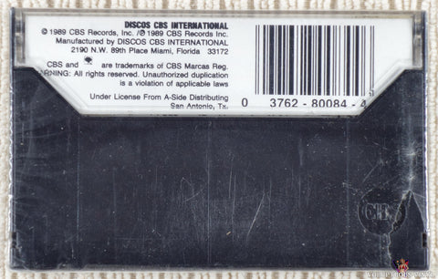 David Marez – On The Move cassette tape back cover