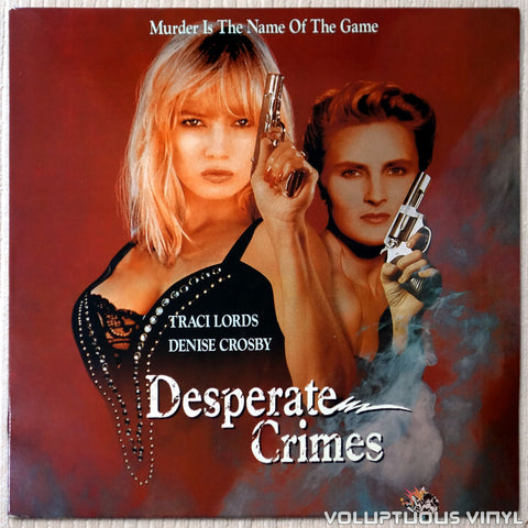 Desperate Crimes - LaserDisc - Front Cover